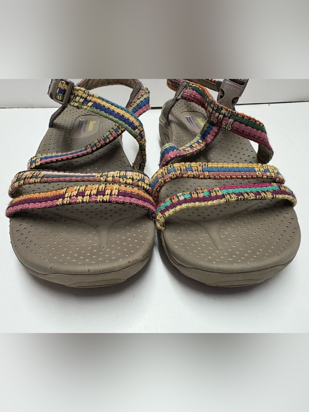 Skechers Outdoor Lifestyle Reggae Sew Me Boho Woven Sandal Multicolor Sz 10 - Picture 9 of 9